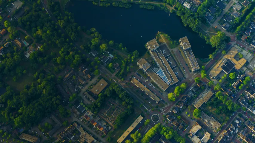 city-from-above-green-trees-environmental