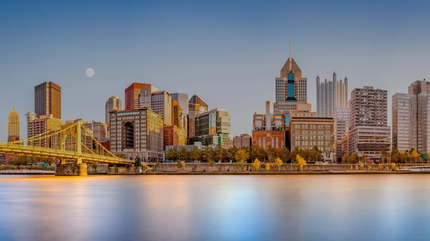 hero western Pennsylvania energy consortium Pittsburgh skyline.