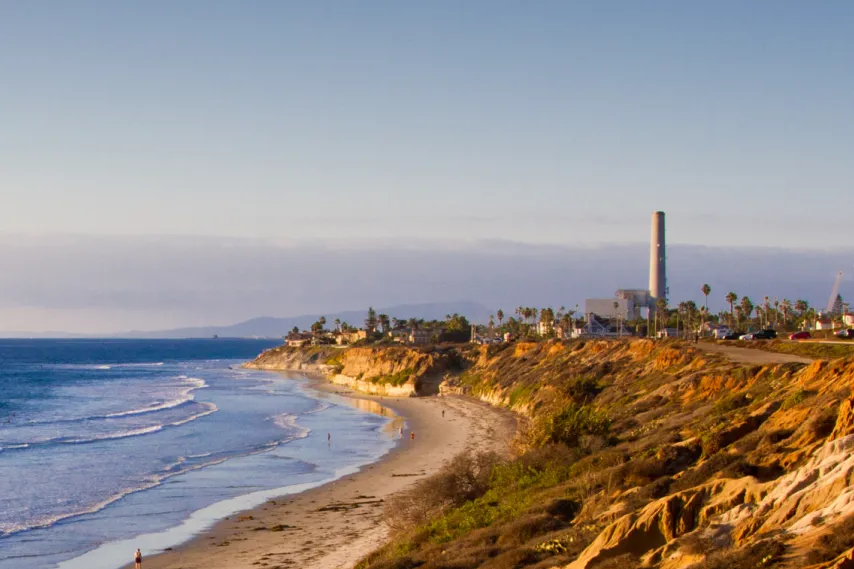 panoramic-coastline-of-carlsbad-california-power-station
