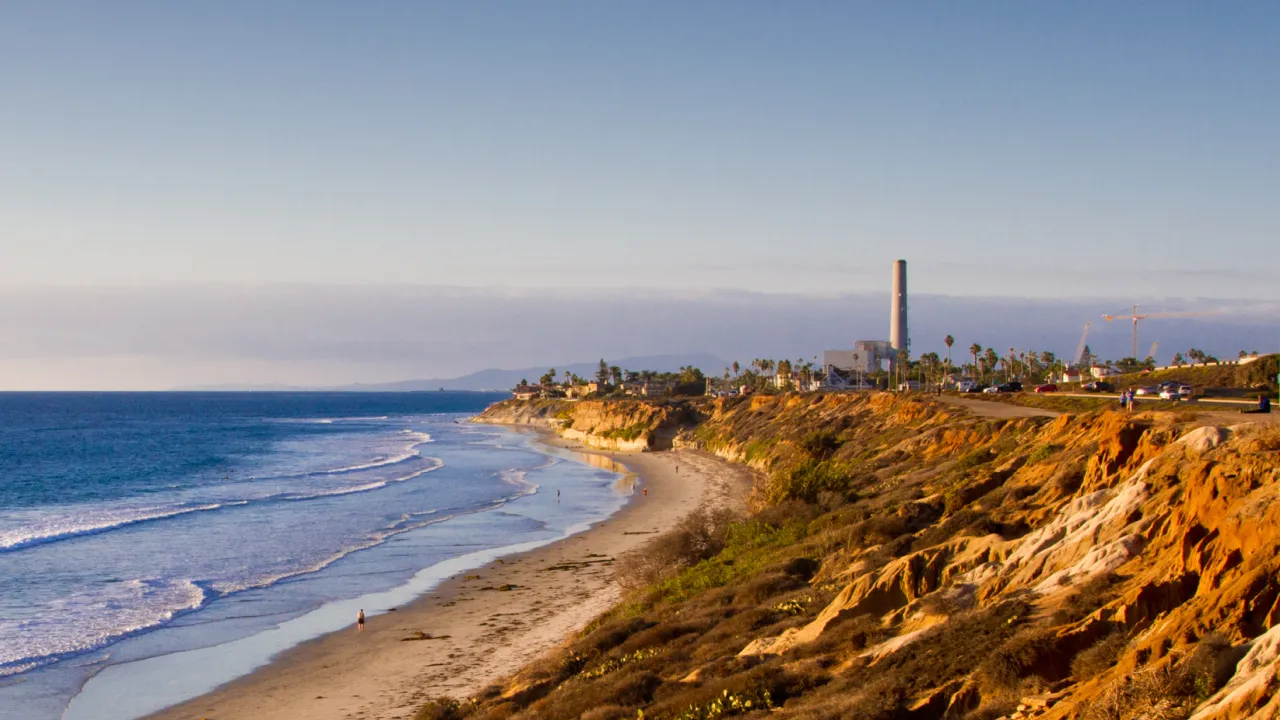panoramic-coastline-of-carlsbad-california-power-station