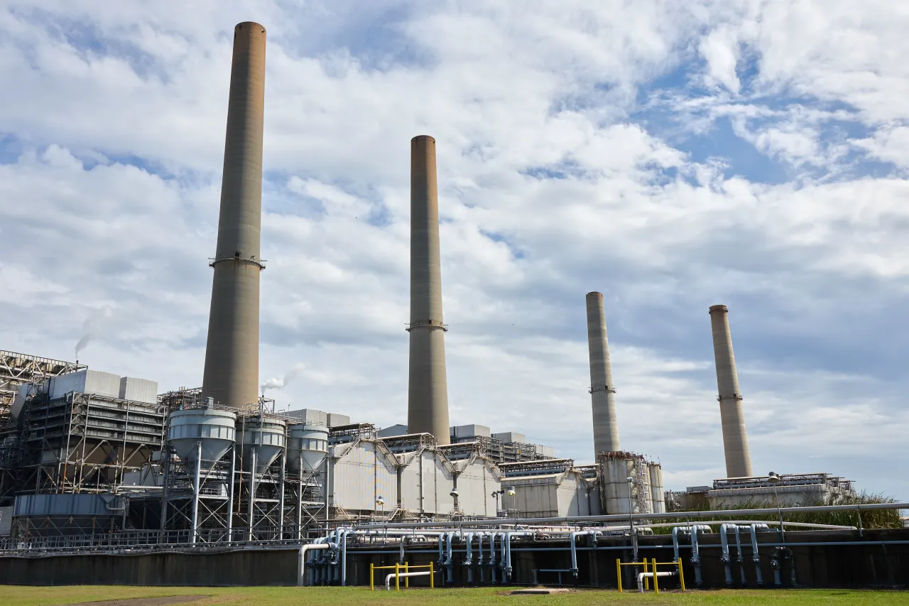 WA parish power plant stacks.