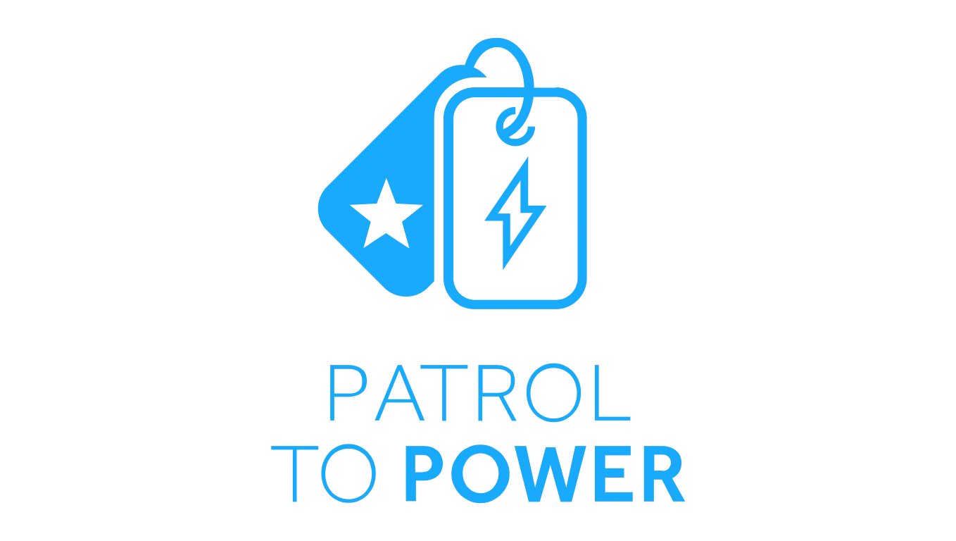 Patrol to Power logo stacked.