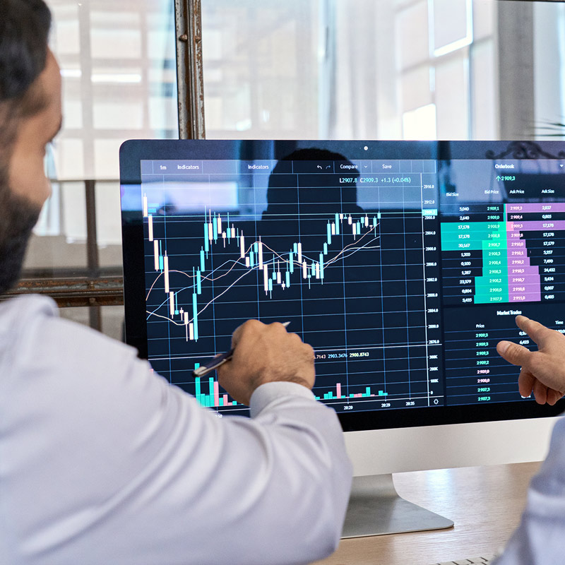 Checking graph and sales